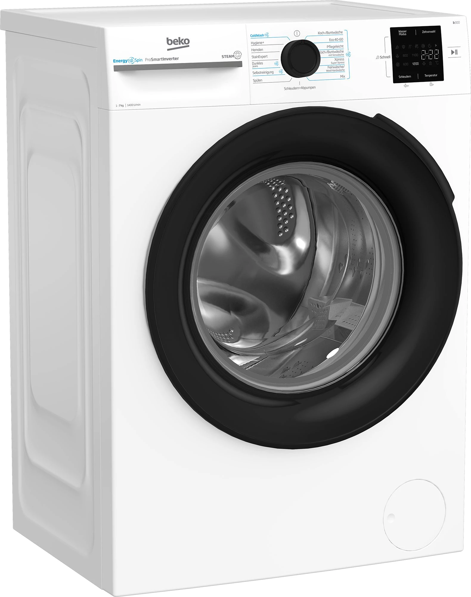 BEKO Waschmaschine BM3WFU3741X, 7 kg, 1400 U/min